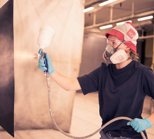 Nasslackierung, Werkstücke schützen, Beschichtungspartner